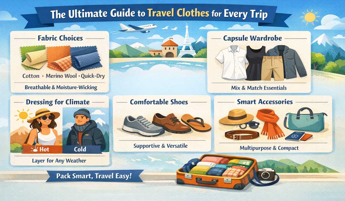 The Ultimate Guide to Travel Clothes for Every Trip